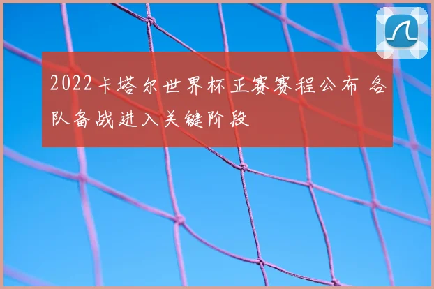 2022卡塔尔世界杯正赛赛程公布 各队备战进入关键阶段
